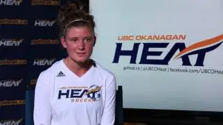 UBCO Heat Soccer Player Jasmine Cooper