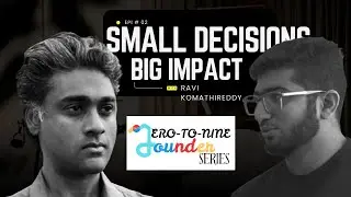 Zero-to-Nine Founder Series EP.2 | Ravi Komathireddy building a startup in Austin,Texas(USA)