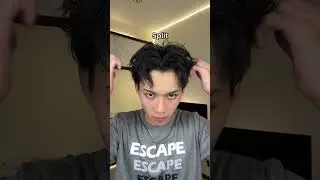 Cover up your huge forehead with this middle part tutorial