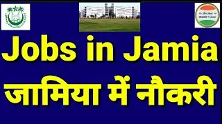 JOBS IN JAMIA | Jobs after 10th 12th| VACANCY IN JAMIA| Teaching JOBs IN JAMIA| JOB VACANCY IN JAMIA