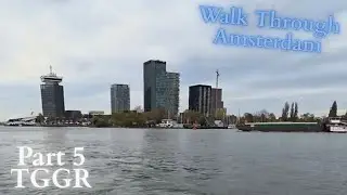 На пароме Амстердама из Сентрала в Ноорд⛴️| Прогулка по Амстердаму Часть 5