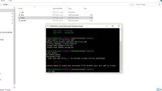 بعض أوامر git log,git add,git commit -m,git commit -am }Git }