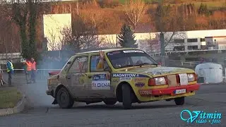 DRIFT SHOW - &Scaron;koda 130 LR - Josef Urban / Jaroslav Urban - 10. Hothess Mikul&aacute;&scaron; Rally 2019 Slu&scaron;ovice