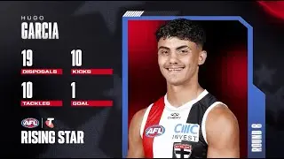Round Eight Telstra AFL Rising Star nominee: Hugo Garcia
