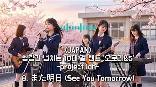 (JAPAN girl band)8. また明日-See You Tomorrow(청량감 넘치는 10대 걸 밴드 '오로라&5') 清涼感あふれる10代のガールズバンド「オーロラ&5」