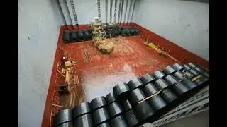 Loading Steel Coil in Japan - Time lapse