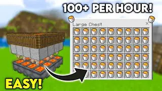 Minecraft Super Easy INFINITE LAVA Farm - Simple, Automatic, Unlimited Minecraft 1.20 Bedrock + Java