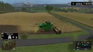 FarmingSimulator2017]havesting beans with john deere T670 on Nicolonia
