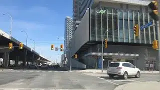 Lake Shore Boulevard East, Cherry Street South, Downtown Toronto.