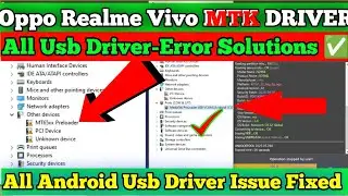 All ✓ MTK USB DRIVER FIX 2025 | All MediaTek Usb Driver Error Solution | All USB DRIVER ERROR FIX