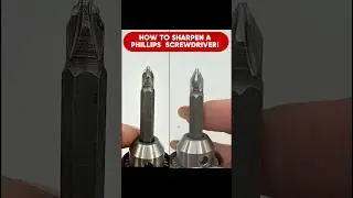 Have a drawer full of mangled Phillips head Screwdrivers? #jooltool #screwdriver #sharpening #tools