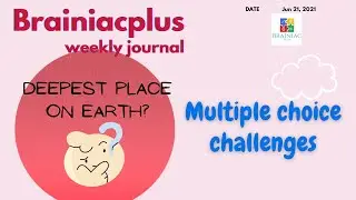 Multiple Choice Challenges || General Knowledge || Brainiacplus ejournal 21 june 2021 solution