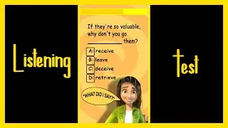 Test Your English Listening & Vocabulary With Luck (2022) - 07
