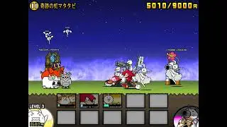 進化の赤マタタビ【紅の情熱】ナックルズと2人の仲間たち🥰(exステージも)   #にゃんこ大戦争 