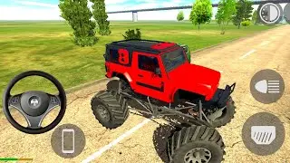Monster Mahindra Thar Extreme Offroad Stunts | Indian Car Simulator & Bike Driving 3D Gameplay HD Go