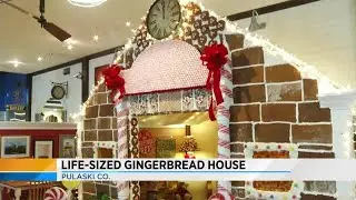 Life-Size Gingerbread House