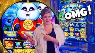 1st Spin Double Panda Bonus Had Me Freaking Out!!