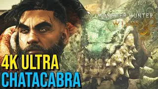 CHATACABRA Boss Fight (Hammer) - Monster Hunter Wilds (4K, ULTRA) - No Commentary