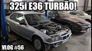 MAIS UMA E36 TURBÃO NO CANAL! + STROKER 3.0 DA LYZ NO LUGAR E MOTOR AP MONTADO • Cavallaria• VLOG#56
