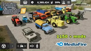 Fs20 mods - 150  vehicle truck car tractor Autoload Bale Trailer 