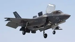 F-35 fighter jet fires 55 rounds per second, U.S. Marine Corps' F-35B firing its 25mm gun