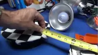 Rotating Display Stand, Video Camera, Lights and Tripods