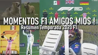 MOMENTOS F1 AMIGOS MIOS DE LA TEMPORADA 2020 | RESUMEN TEMPORADA 2020 F1