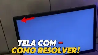 COMO RESOLVER TELA PRETA COM _ NA TELA!