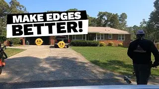 ECHO MAKES EDGES GREAT AGAIN - #lawnlife #edge #gravely