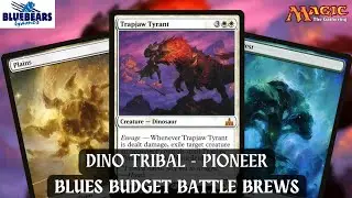 Dinosaur Tribal | G/W big dino style build | Magic the Gathering budget deck tech | Pioneer