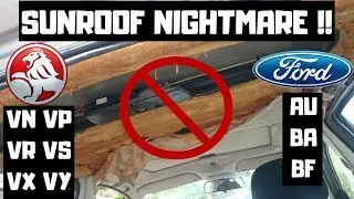 SUNROOF style seen on Ford Falcon AU BA BF & Holden Commodore VN VP VR VS VT VX VY VZ