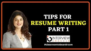 Tips For Resume Writing