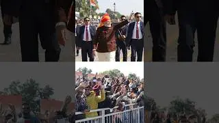 PM Modi arrives at Kartavya Path for 76th Republic Day | #shorts