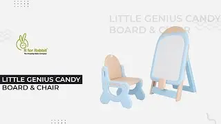 R for Rabbit Little Genius Candy - Set Of Kids Activity Board & Chair Installation Video