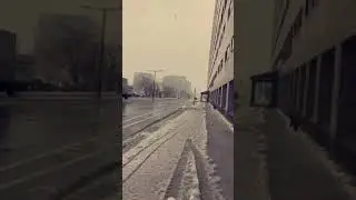 Sidewalk plowing(bobcat 542b)  in Downtown Boston #snowremoval #easymoney #bobcat