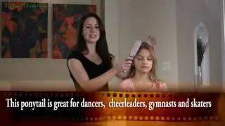 Ponytail Hairstyles - Hair Tutorial - How to make a ponytail for dance, stage and performance