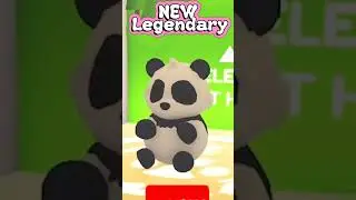 GIANT PANDA PET IN ADOPT ME! New Basic Egg and Crystal Egg Pet ! #adoptme #crystalegg