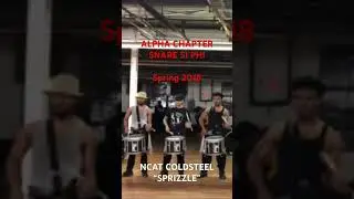 NCAT COLDSTEEL SNARES PLAYING SPRIZZLE 2018 #coldsteeldrummers #drumline #drummer #hbcudrumline