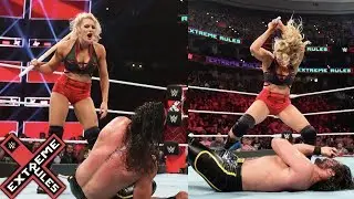 Seth Rollins vs Lacey Evans - WWE Extreme Rules 2019 (Intergender Wrestling)