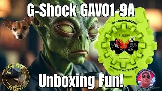 Распаковка часов G-Shock GAV01-9A Alien Eyes &mdash; это весело!