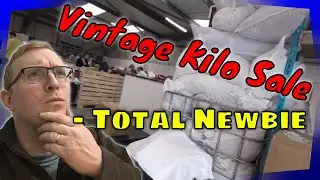 First time at a Vintage kilo sale - My thoughts & Clothing Haul