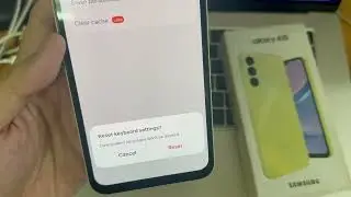 Как сбросить настройки клавиатуры до заводских на Samsung Galaxy A15
