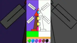 learn to color and color pictures, mill house | color play toyrplaytoys#larncolors #millhouse