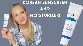 REVIEW:Round Lab Birch Juice Sunscreen Face Cream - SPF45 Korean Skin Care #kbeauty #over40skincare