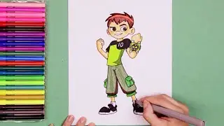 How to draw Ben 10 #art #artforall #arttutorial #easydrawing