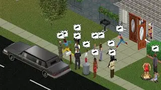 Sims 1 - Ultra Speed Challenge #15 - Drew Carey Crashes Our Party! (No Commentary)