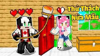 REDHOOD THỬ THÁCH 24GIỜ TROLL MỀU BẰNG NỬA MÁU TRONG MINECRAFT*1NGÀY MỀU THOÁT KHỎI ĐỊA NGỤC NỬA TIM