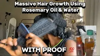 X2 Hair Growth Using ROSEMARY OIL & WATER| with proof 💯| Joy Onuh