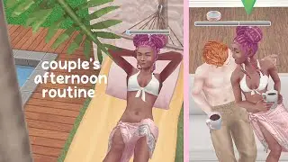 couple's afternoon routine | atesthetic routine | the sims freeplay 💗