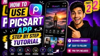 How to use Picsart App Step by Step Tutorial PART-2